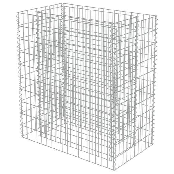 TIRAMISUBEST 35.4 in. x 19.7 in. x 39.4 in. Silver Galvanized Steel ...