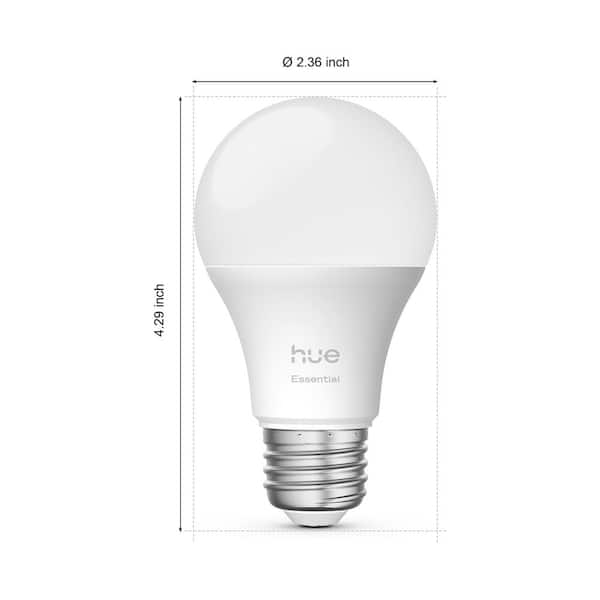 Philips Hue Essential 60-Watt Equivalent A19 Smart LED Color
