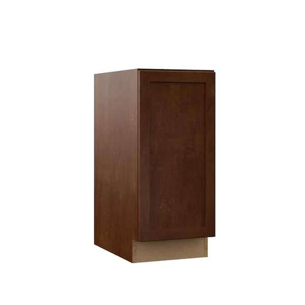 Hampton Bay Designer Series Soleste Assembled 15x34.5x23.75 in. Full Height Door Base Kitchen Cabinet in Spice