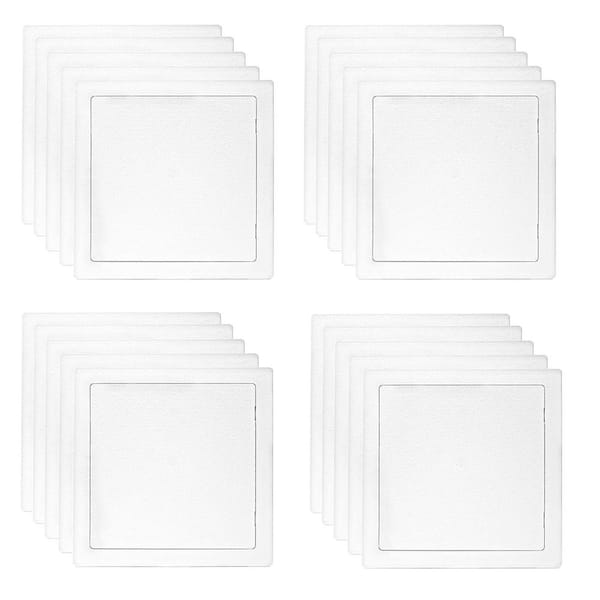 12 in. x 12 in. White Plastic Hinged Door Drywall Access Panel