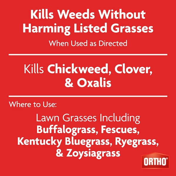 Ortho Weed B-gon Chickweed, Clover and Oxalis Killer for Lawns Ready-To-Spray, 32 fl. oz. Spray Weed Killer for Lawns