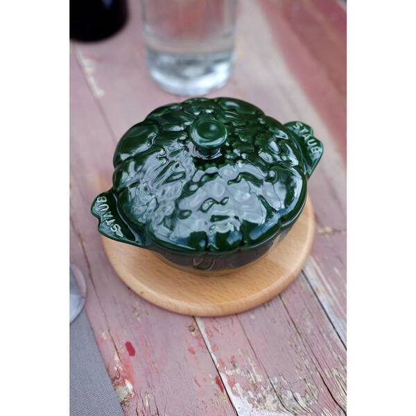 staub Ceramic 16 oz. Petite Artichoke Cocotte - Basil 1003214