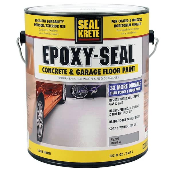 Seal-Krete Epoxy Seal Slate Gray 922 1 gal. Concrete and Garage Floor Paint