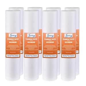 5 micron 10 in. x 2.5 in. Universal Sediment Filter Cartridges 15000 Gal. Multi-layer (8-Pack)