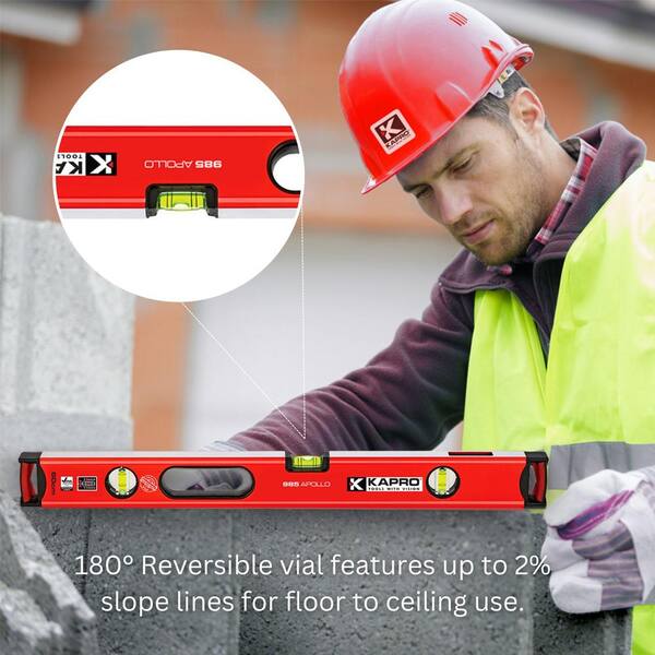 Kapro 78 in. and 32 in. Professional Magnetic Aluminum Box Level