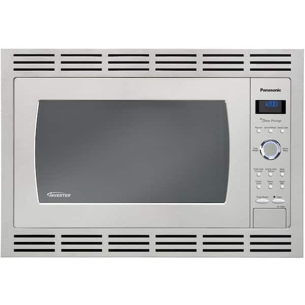 Stainless Steel NN-TK922SS Panasonic 27” Microwave Trim Kit for Panasonic 2.2 cu ft Microwave Ovens AND Microwave Oven NN-SN966S Stainless Steel Countertop/Built-In with Inverter Technology 