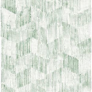 Demi Green Distressed Wallpaper Sample