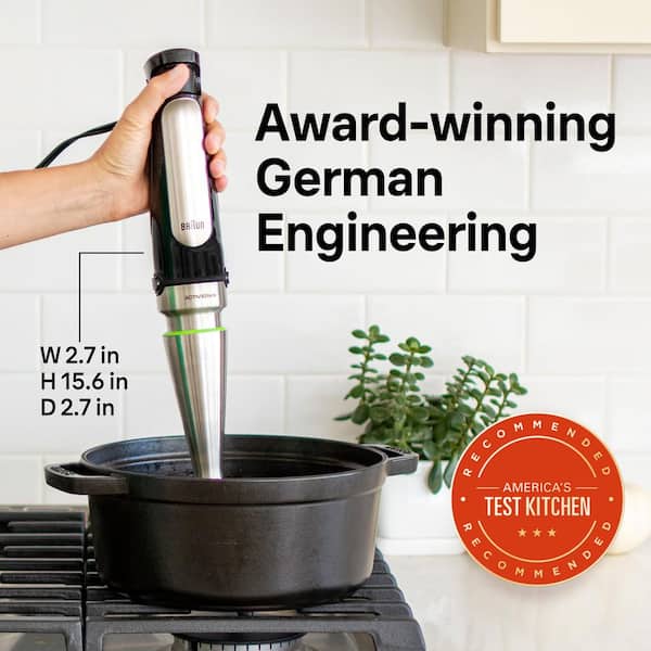 Braun MultiQuick 7 Smart-Speed Stainless Steel Immersion Blender