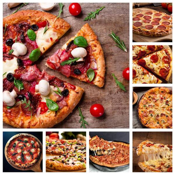 Wudkey 30-Pack Pizza Boxes, 7.3 x 7.3 x 1.6 in. Corrugated