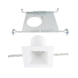 Blaze 6 in. Square Remodel Recessed Integrated LED Kit with Frame-In Bracket 5-CCT Select-able in White