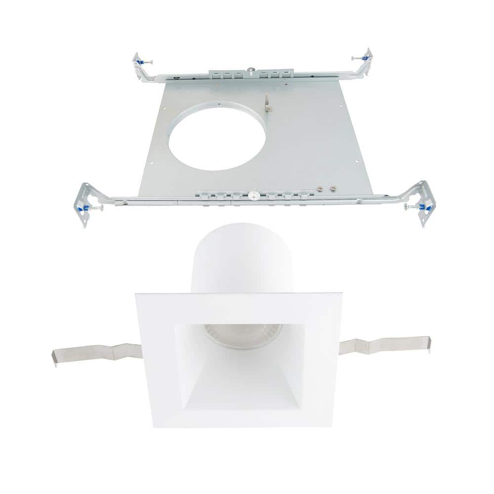 Blaze 6 in. Square Remodel Recessed Integrated LED Kit with Frame-In Bracket 5-CCT Select-able in White price history on PriceWatchPro