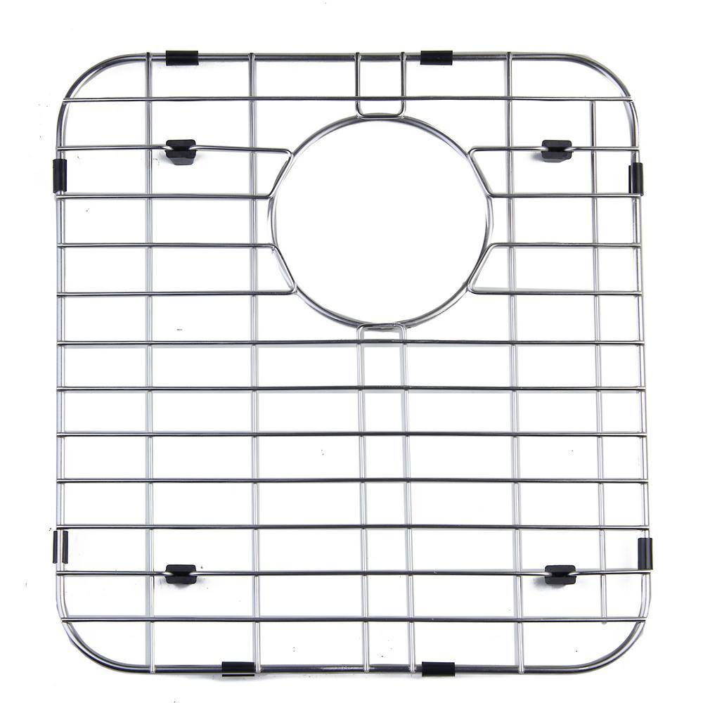 Solid Stainless Steel Kitchen Sink Grid with Plastic Feet