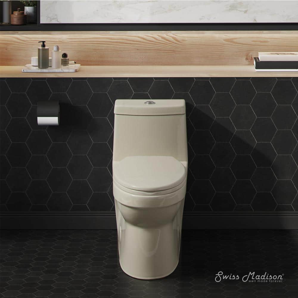 Virage Elongated Dual Flush High-Efficiency Toilet in Bisque