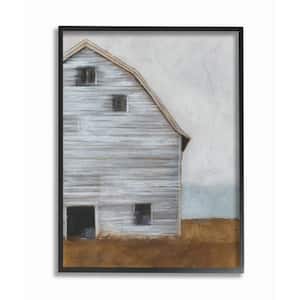11 in. x 14 in. "Worn Old Barn Farm Painted" by Ethan Harper Printed Framed Wall Art