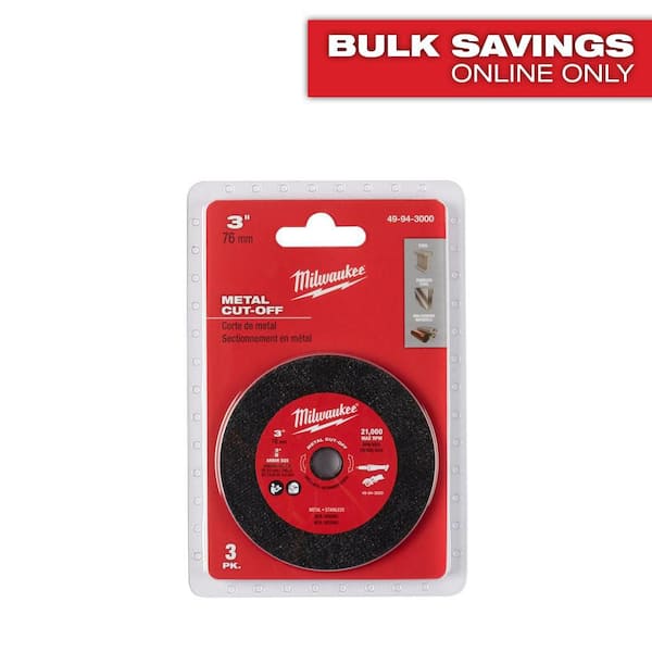 3 in. Metal Cut Off Wheel (3-Pack)