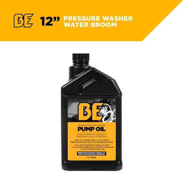 BE POWER EQUIPMENT 34oz Premium Pressure Washer & Air Compressor Pump Oil