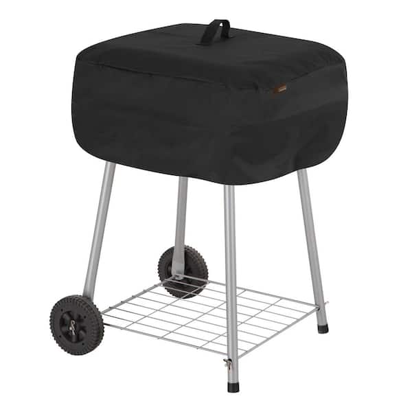 MODERN LEISURE Chalet Water Resistant Walk-A-Bout Charcoal Grill Cover, 21.5 in. W x 21.5 in. D x 14.5 in. H, Black