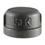 1/2 in. Black Iron Cap