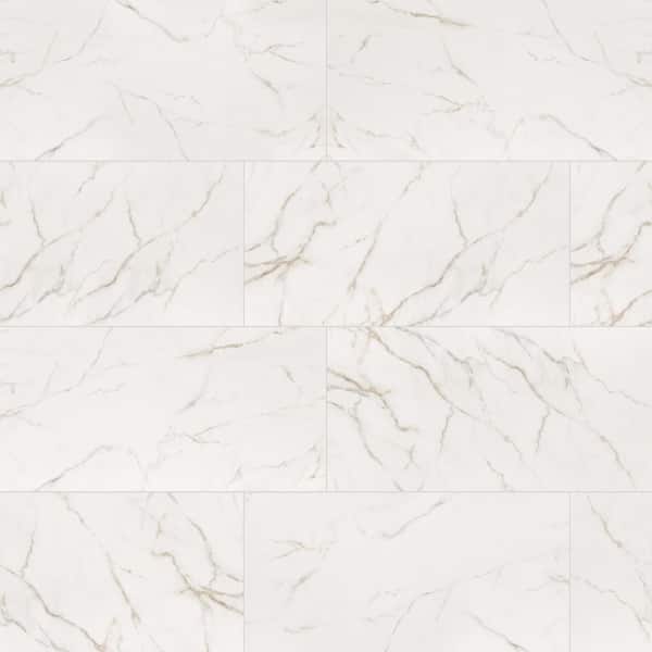MSI Leonardo Luccia 24 in. x 48 in. Polished Porcelain Stone Look Floor and Wall Tile (16 sq. ft. /Case)