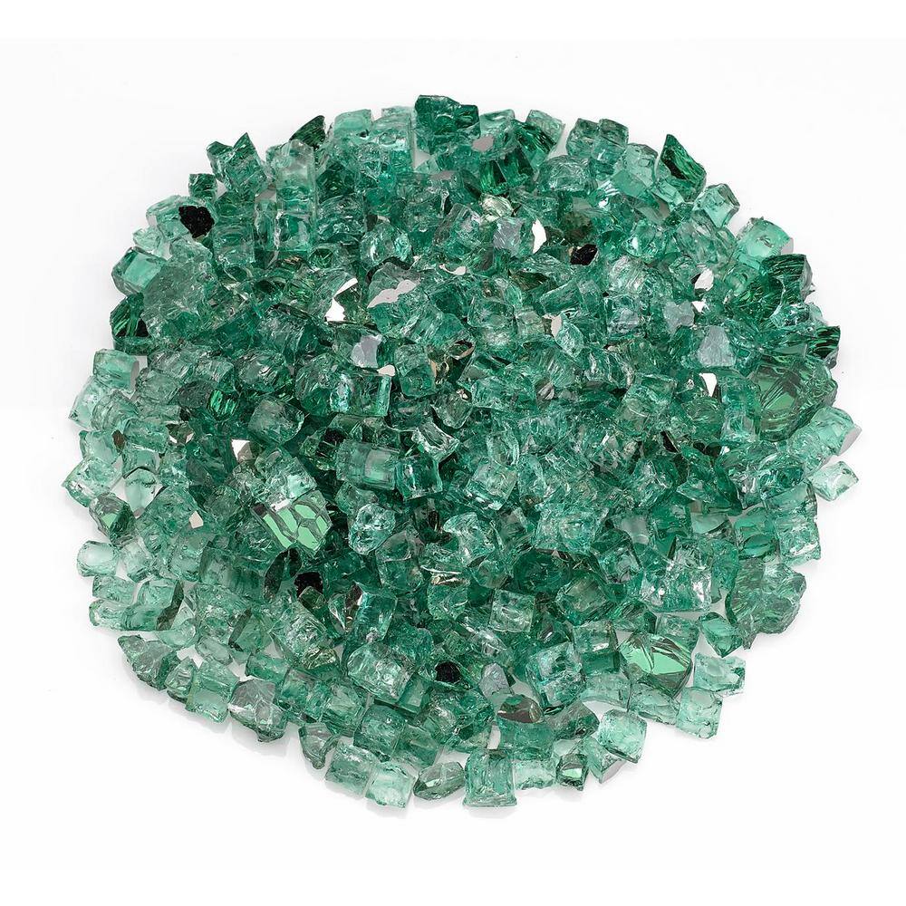 Evergreen Reflective Tempered Fire Pit Glass, 10 lbs