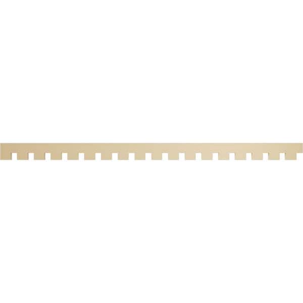 1 in. D x 5 in. W x 90 in. L Primed Polyurethane Panel Moulding