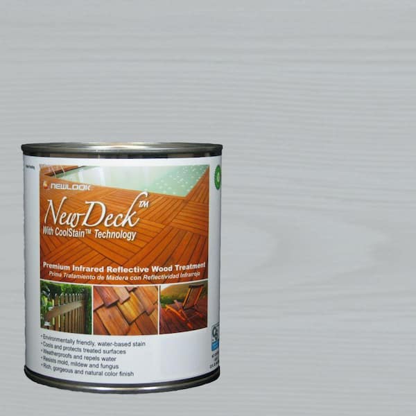 NewDeck 1 gal. Water-Based Tabitha Gray Infrared Reflective Wood Stain