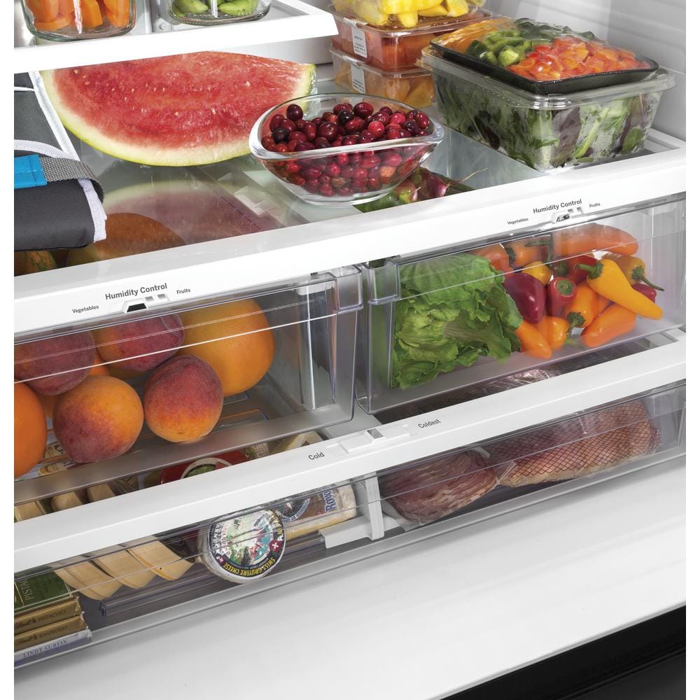 Stainless Steel 33" Smart French Door Refrigerator with Ice Maker
