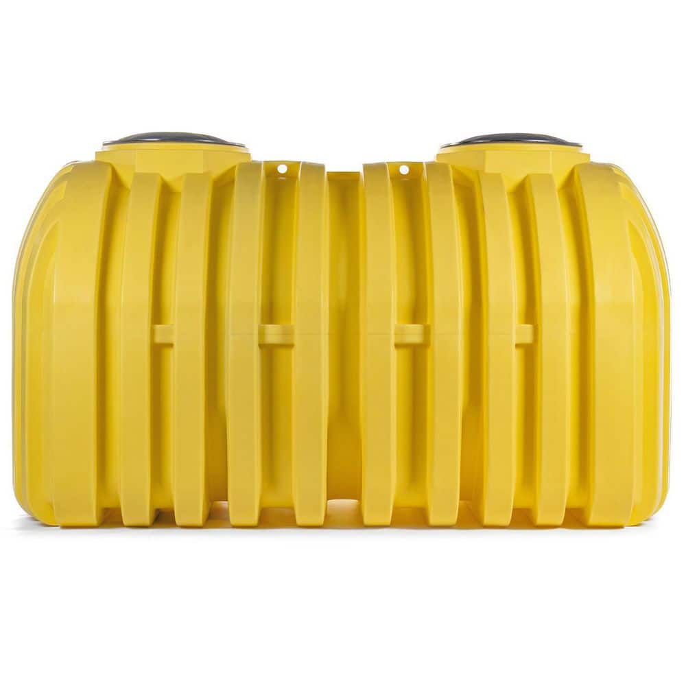VPC 1000 Gal. Yellow Polyethylene Two Compartment Septic Tank 87