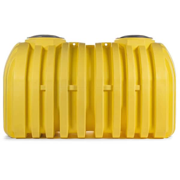 1000 Gal. Yellow Polyethylene Two Compartment Septic Tank