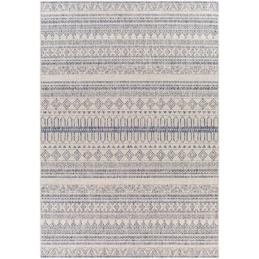 Livabliss Cosca Blue 5 ft. x 7 ft. Indoor/Outdoor Area Rug S00161056577