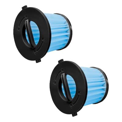 Hand Vacuum Replacement HEPA Filters (2-Pack)