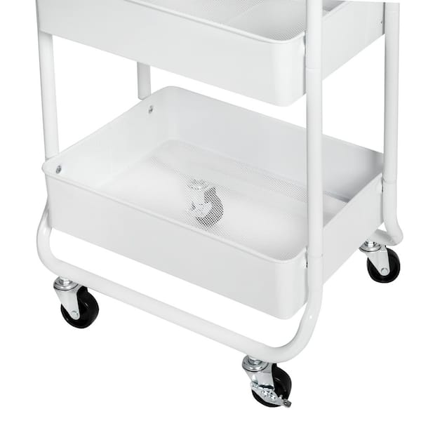 Honey-Can-Do 3 Tier Storage Caddy White