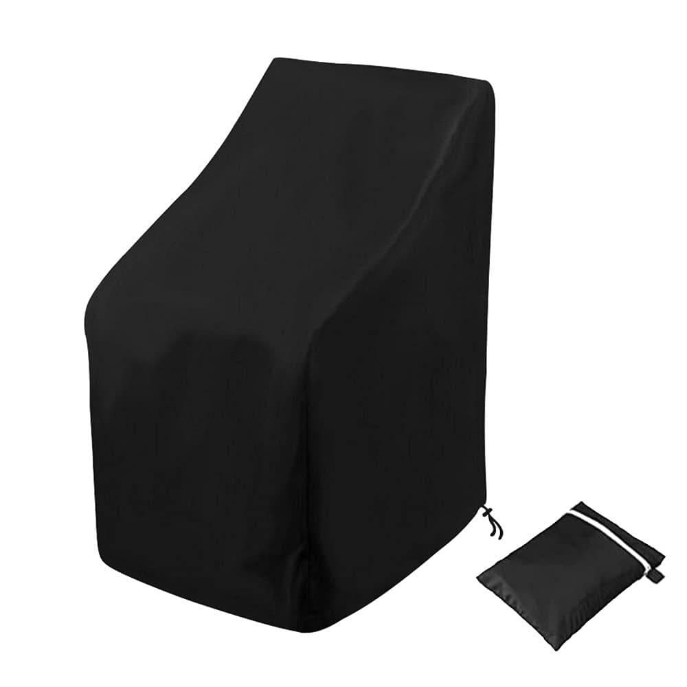 "25""L x 25""W x 47”H Black Outdoor Stackable Chair Cover 210D Oxford Patio Furniture Cover for All Weather Protection" price history on PriceWatchPro