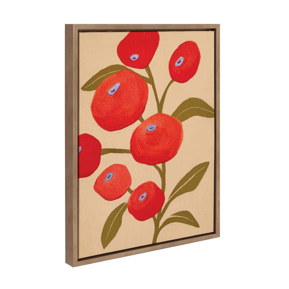 "Sylvie ""Persimmon"" by Emma Daisy Flowers Framed Art Print 24 in. x 18 in." price history on PriceWatchPro