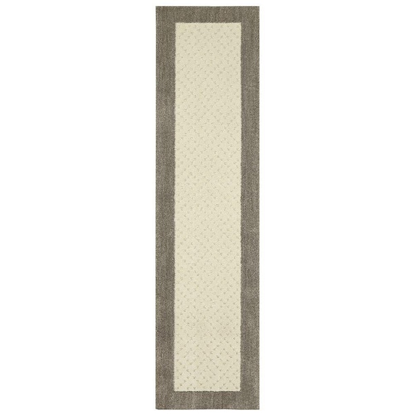 Mohawk Home Christiana Cream 2 ft. x 8 ft. Border Runner Rug
