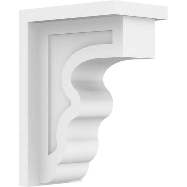 Ekena Millwork 5 in. x 11-1/4 in. x 8 in. Standard Highland Unfinished Architectural Grade PVC Corbel