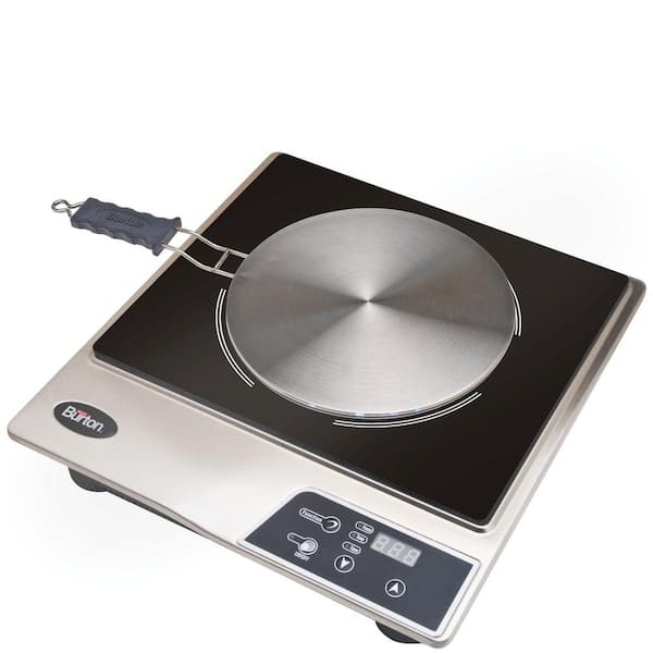 Max Burton 10 in. Induction Cooktop in Stainless Steel with 1 Element
