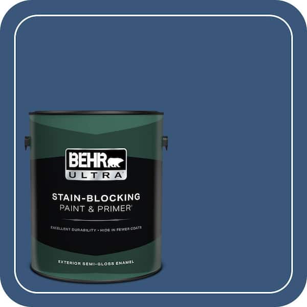 1 gal. #590D-7 Star Spangled Semi-Gloss Enamel Exterior Paint & Primer