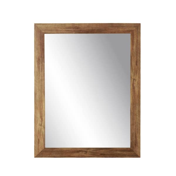 BrandtWorks 25.5 in. W. x 38 in. H Blonde Barn Wall Mirror