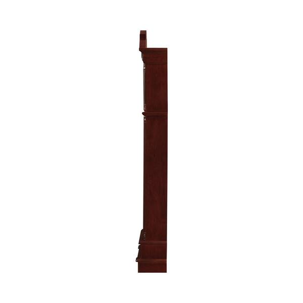 Coaster Grandfather Clock in Brown Red 