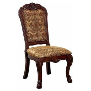 MEDIEVE Cherry Traditional Style Side Chair