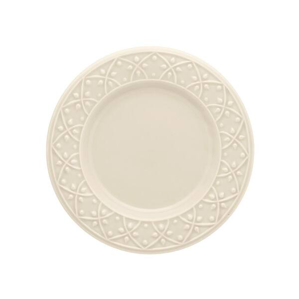 Manhattan Comfort 7.87 in. Mendi Ivory Salad Plates (Set of 6)