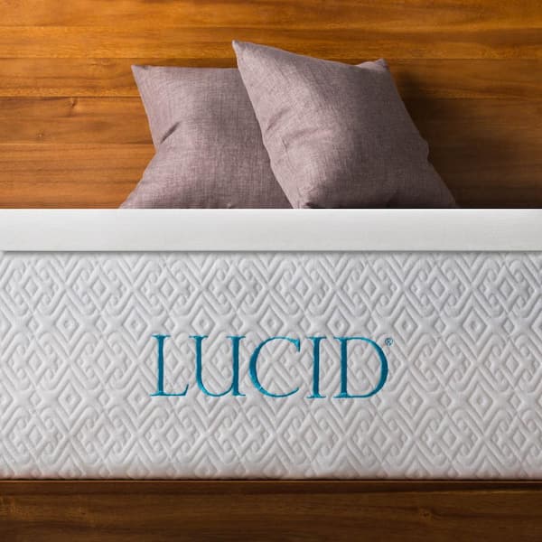 LUCID 2 in. Full Polyurethane Mattress Topper