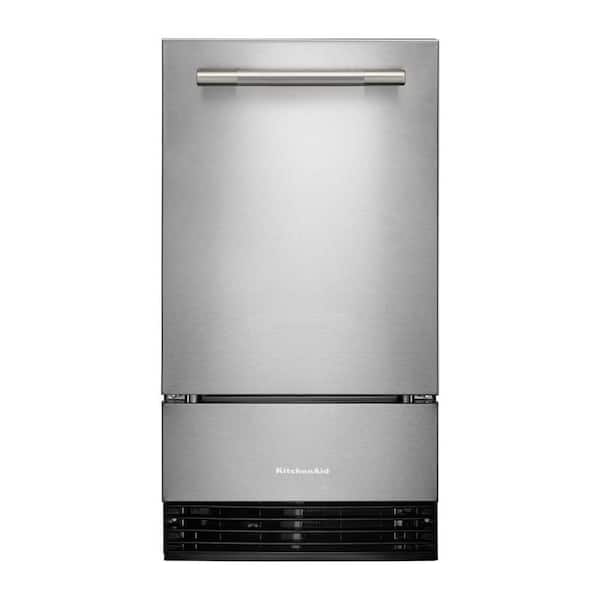 18 in. lb. Cubes Built-In Ice Maker in PrintShield Stainless Finish with Fully Flush Installation