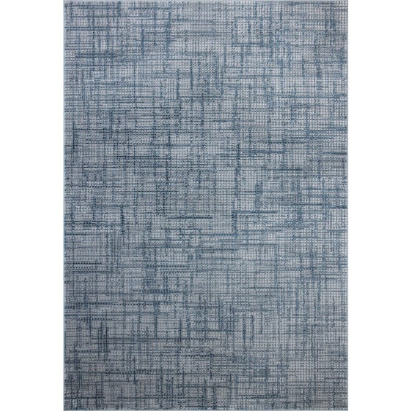 Townes Grey / Denim 7 ft. 10 in. x 10 ft. Contemporary Area Rug