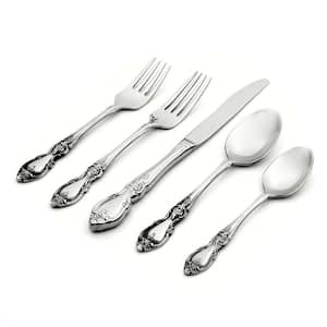 Louisiana 20-Piece Silver 18/8-Stainless Steel Flatware Set (Service For 4)