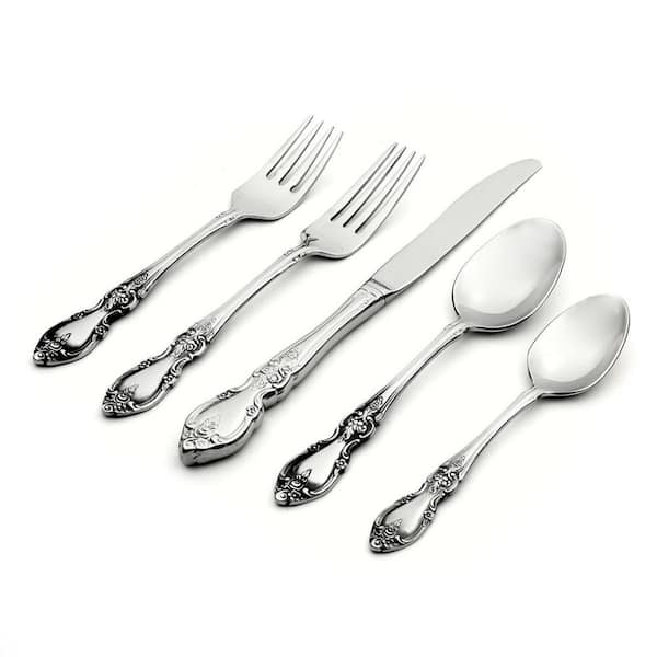 Oneida Louisiana 20-Piece Silver 18/8-Stainless Steel Flatware Set (Service For 4)