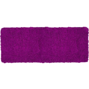 Purple High Heel Lipstic Floor Memory Foam Carpet Rug Non-slip Door Bath Mat 