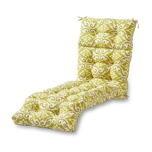 Shoreham Ikat Outdoor Chaise Lounge Cushion