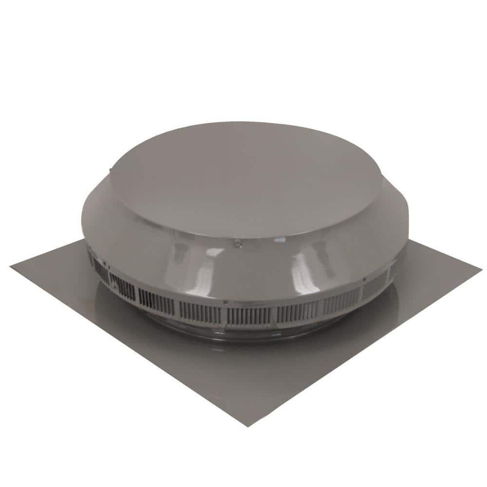 UPC 843951006154 product image for Pop Vent 144 NFA 14 in. Dia Aluminum Roof Louver Exhaust Vent in Weatherwood Fin | upcitemdb.com